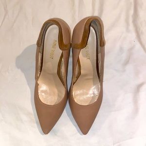 Beige Nine West Heels